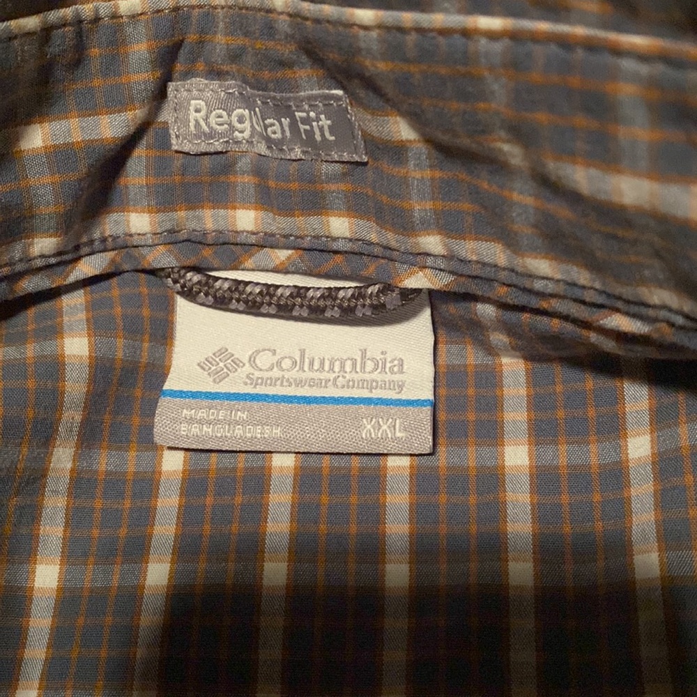 Columbia Full Button Down Micro Plaid - image 4